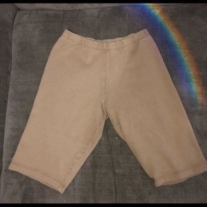 Tan biker shorts xs/s